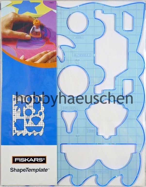 FISKARS® ShapeTemplate Formen-Schablone FREIZEIT (VACATION)