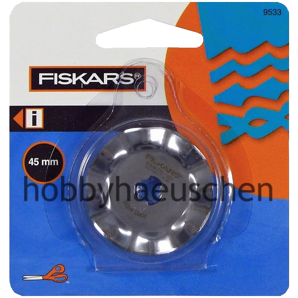 FISKARS® Rotary Blade 45 mm Klinge WELLENSCHNITT (WAVE BLADE), 1 Stück