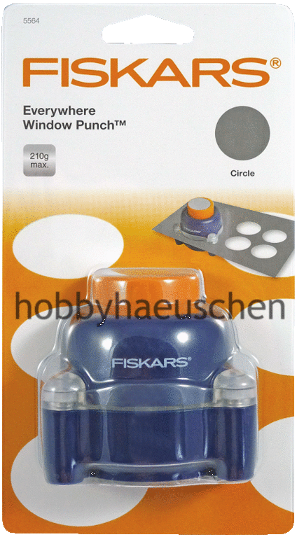 FISKARS® Everywhere Window Punch Überall-Stanzer 2 Zoll KREIS (CIRCLE)