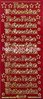 Starform Glitzer-Sticker Glitter-Rot mit Gold-Kontur FROHE WEIHNACHTEN gotische Schrift (2)