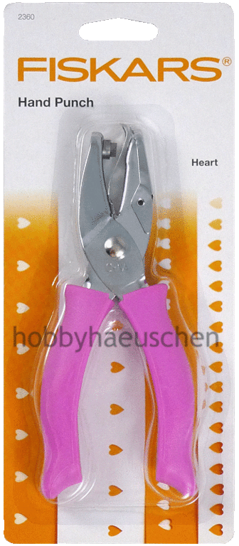 FISKARS® Hand Punch Handmotivstanzer HERZ (1/4 Zoll HEART)