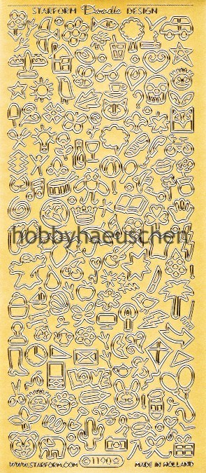 Starform Doodle Design Sticker SCHNÖRKEL-ORNAMENTE (2)
