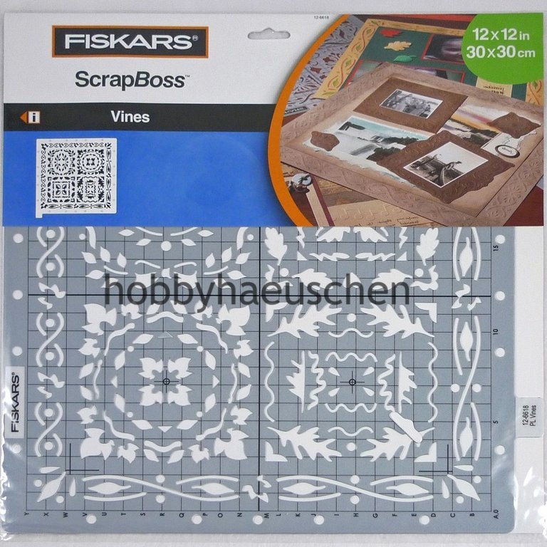 FISKARS® ScrapBoss Embossing Schablonen-Set RANKEN (VINES)