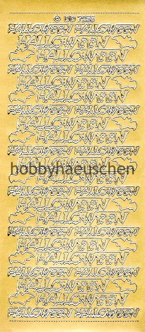 Doodey Schrift-Sticker HALLOWEEN