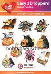 HEARTY CRAFTS Easy 3D Toppers 3D Step-by-Step Stanzteile HALLOWEEN