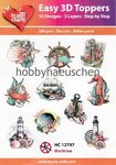 HEARTY CRAFTS Easy 3D Toppers 3D Step-by-Step Stanzteile MARITIME