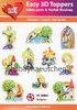 HEARTY CRAFTS Easy 3D Toppers 3D Step-by-Step Stanzteile RELIGION