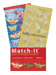 Doodey Match-It® Set: Motivpapier & Stickerbogen SCHMETTERLINGE